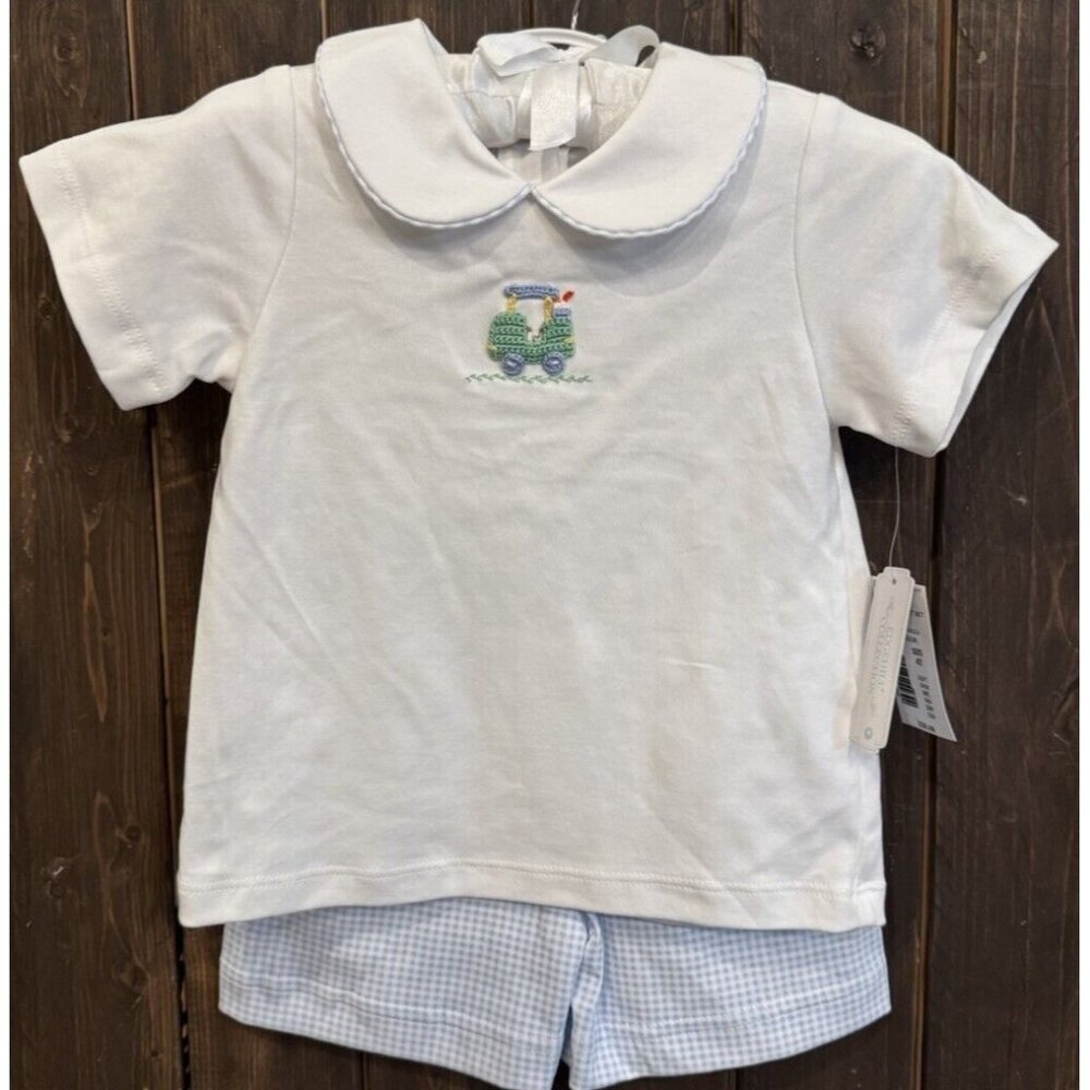 Edgehill Collection 4T Knit Golf Short Set 2 Piece Outfit Toddler Boys NWT $56